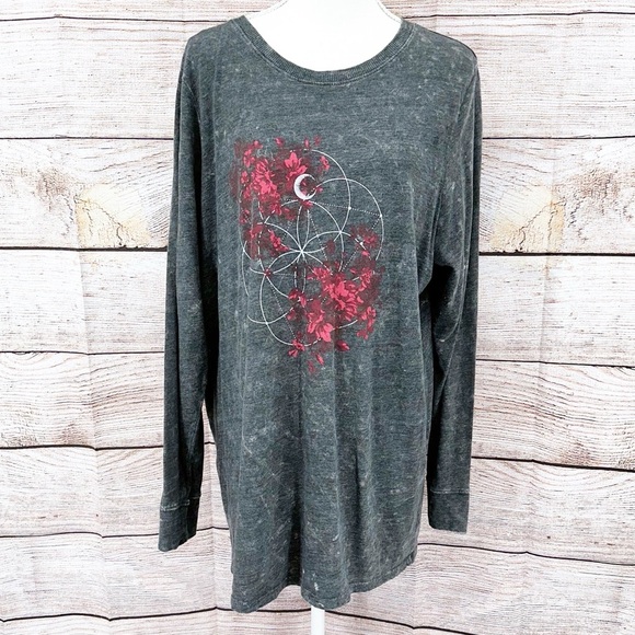 Torrid Charcoal Classic Fit Top - Picture 1 of 14
